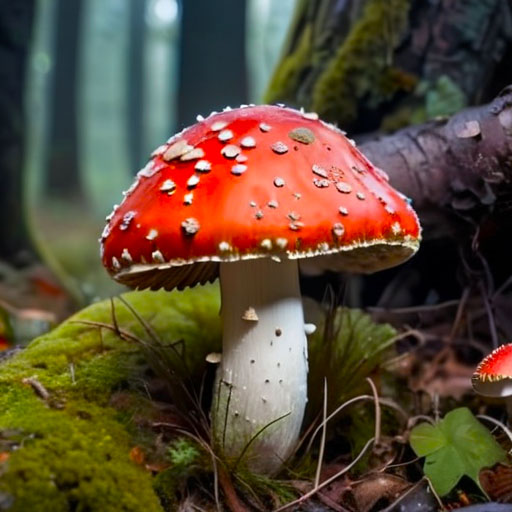 Fliegenpilz Microdosing, Amanita Muscaria, Räucherwerk, Getrockneter Fliegenpilz